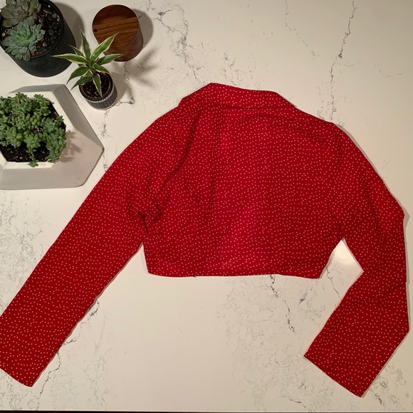 SOLD ❌ 3/$30 🥳 Bleuh Ciel Collared Blouse - Picture 3 of 3